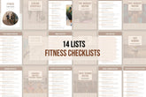 Fitness Checklists - 14 Lists